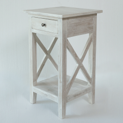 Coastal Side Table 1Drw - X Side Coastal Side Table 1Drw - X Side